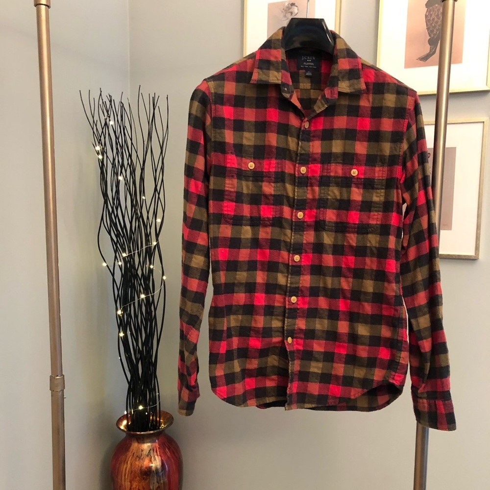 Multi-colored Flannel Shirt